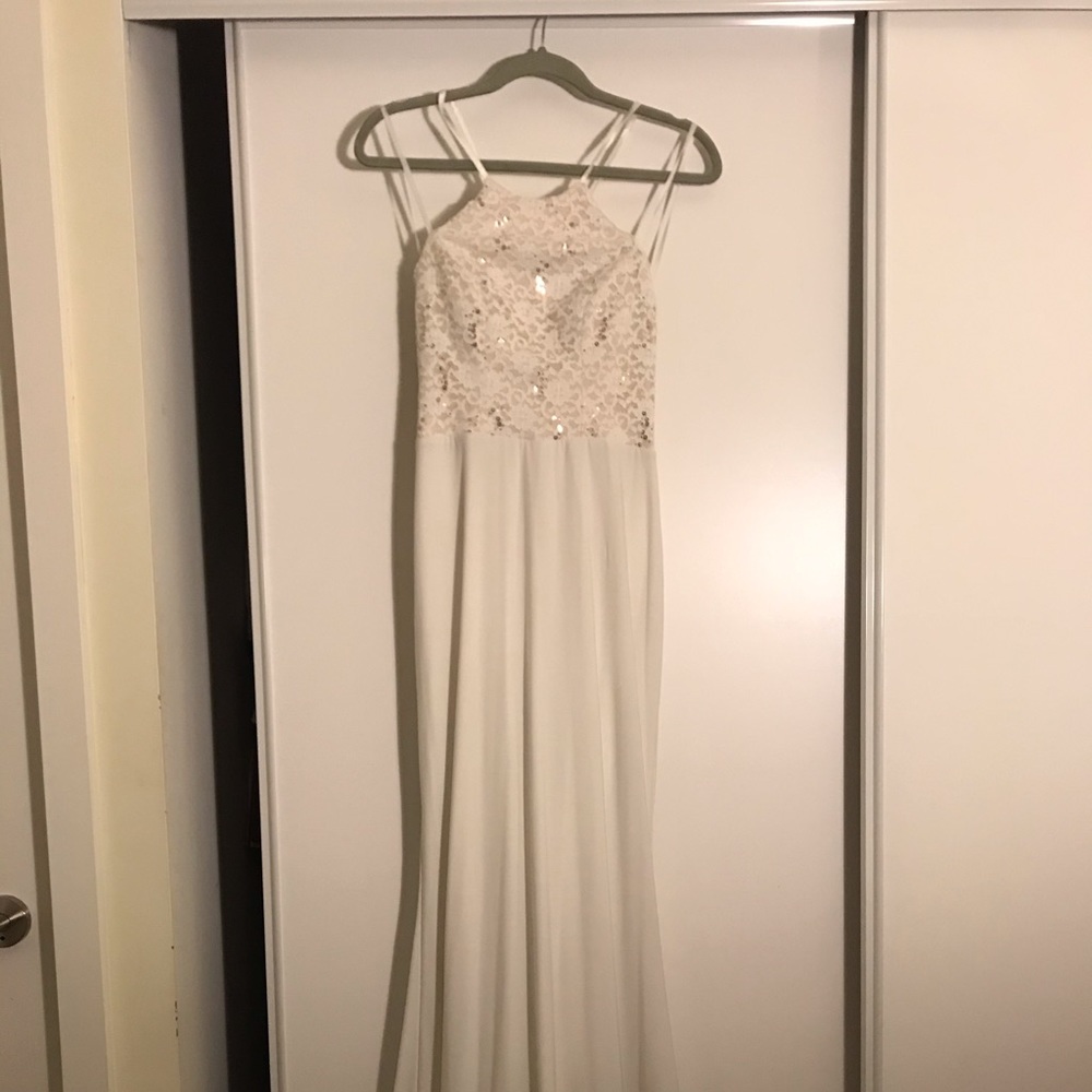 White Nordstrom Evening dress